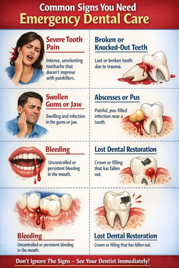 Common Signs You Need Emergency Dental Care